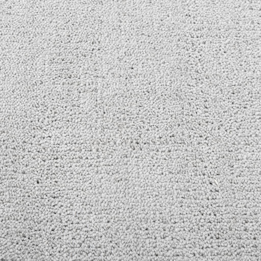 vidaXL gulvtæppe OVIEDO 240x340 cm kort luv grå
