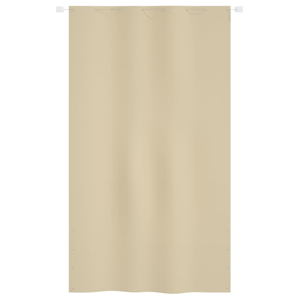 vidaXL altanafskærmning 140x240 cm oxfordstof beige