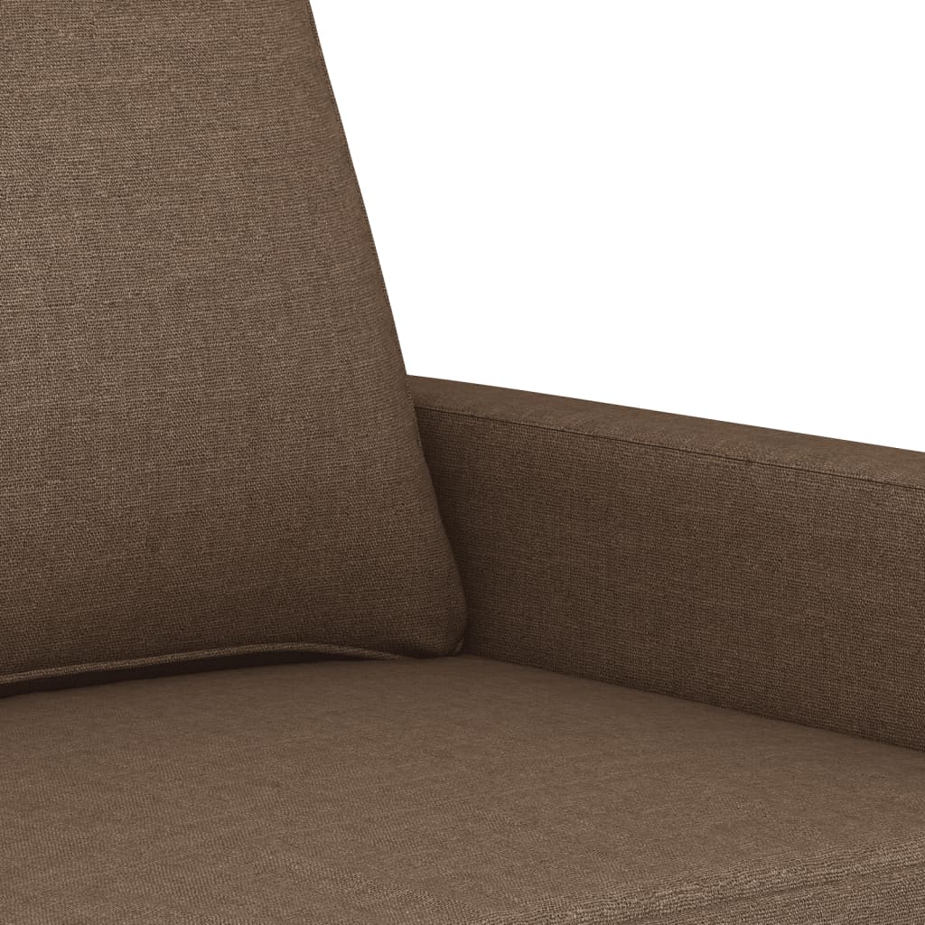 vidaXL 3-personers sofa 180 cm stof brun