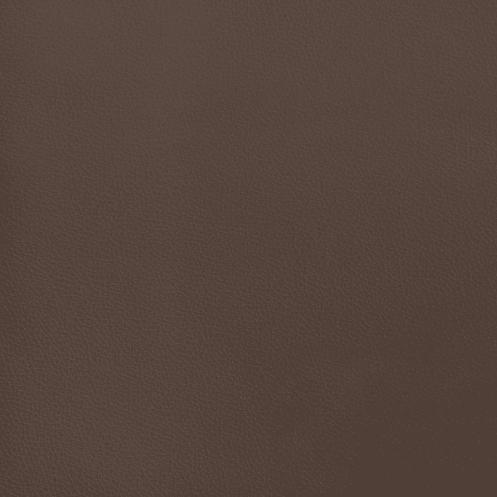 vidaXL kontinentalseng med madras 140x200 cm kunstlæder brun