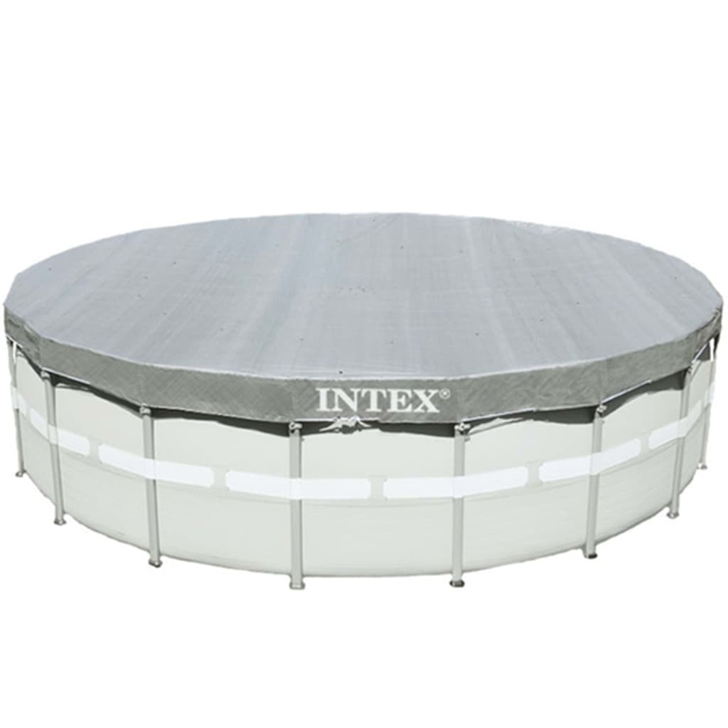 Intex poolovertræk Deluxe 488 cm rundt 28040