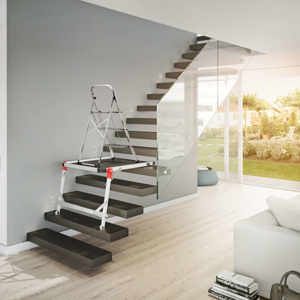 Hailo TP1 trappeplatform aluminium