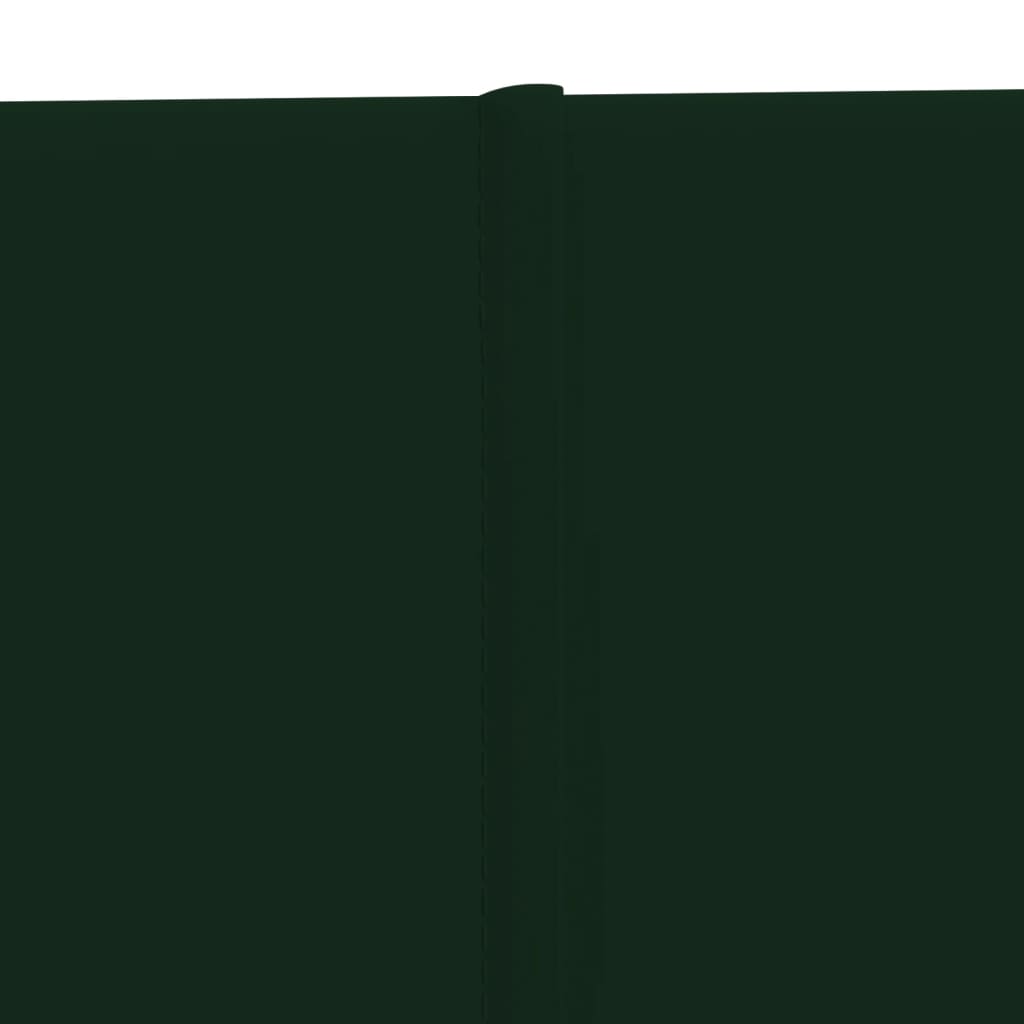 vidaXL vægpaneler 12 stk. 90x15 cm 1,62 m² fløjl mørkegrøn