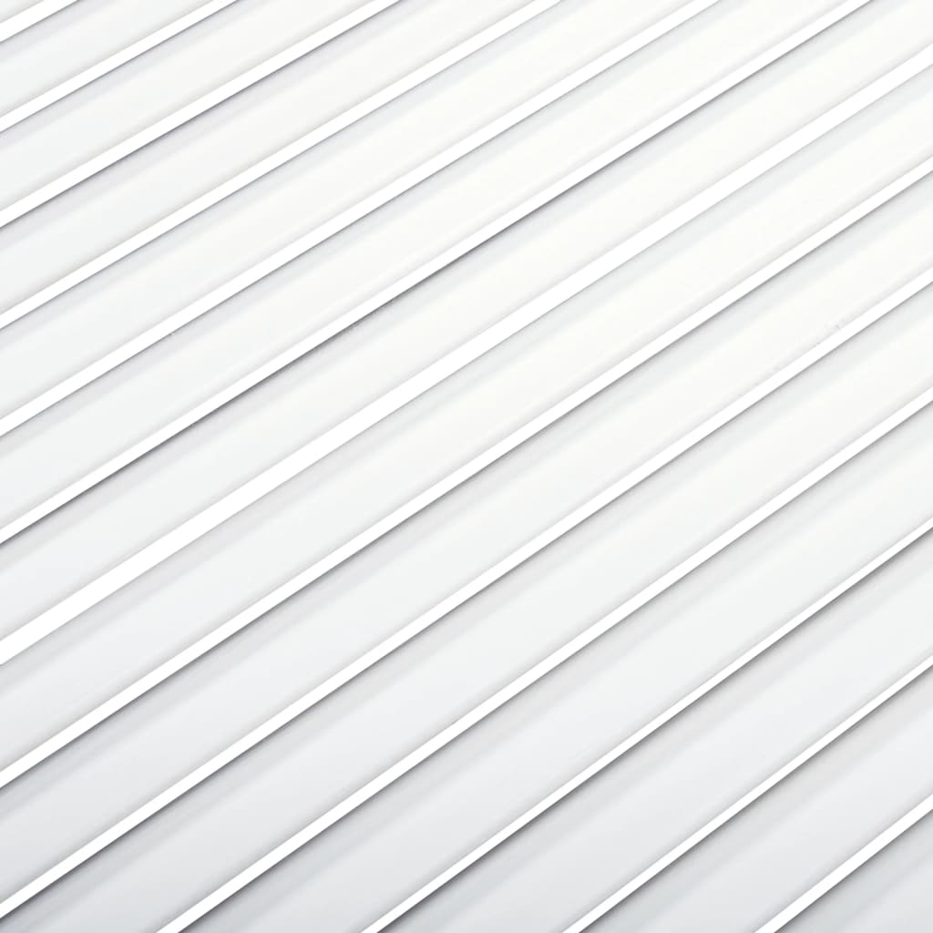 vidaXL skabslåger 4 stk. 99,3x39,4 cm lameldesign massivt fyr hvid