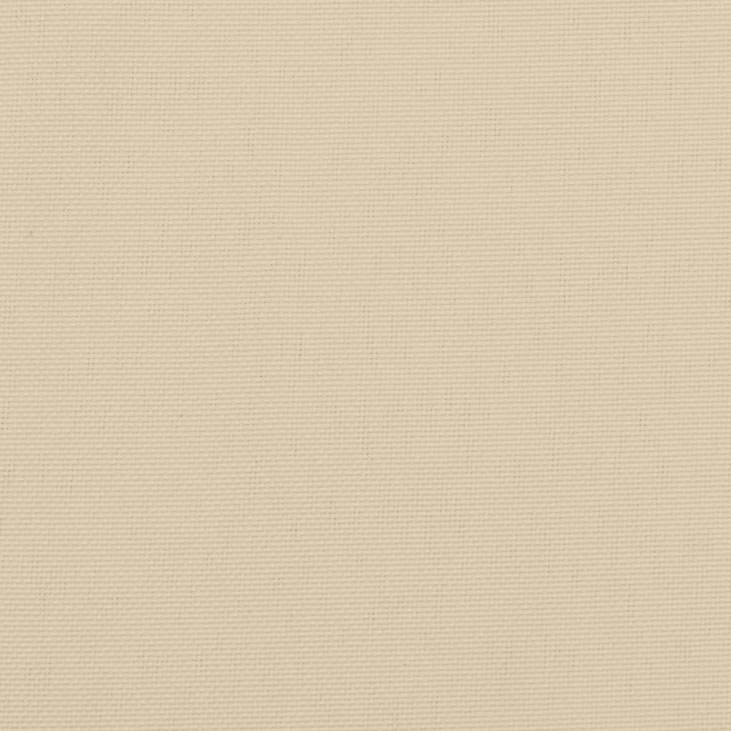 vidaXL hynder til havebænk 2 stk. 200x50x7 cm oxfordstof beige