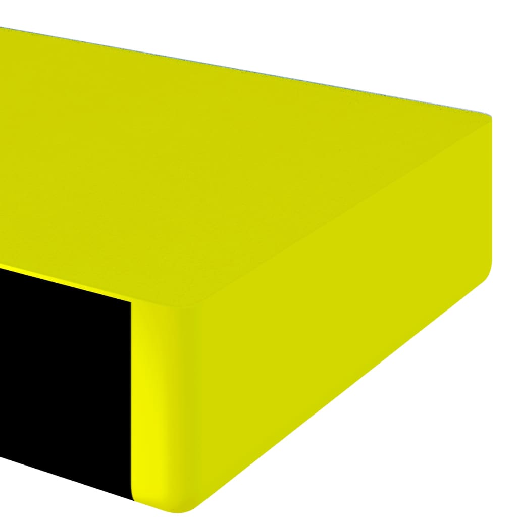 vidaXL hjørnebeskyttere 2 stk. 6x2x101,5 cm PU gul og sort