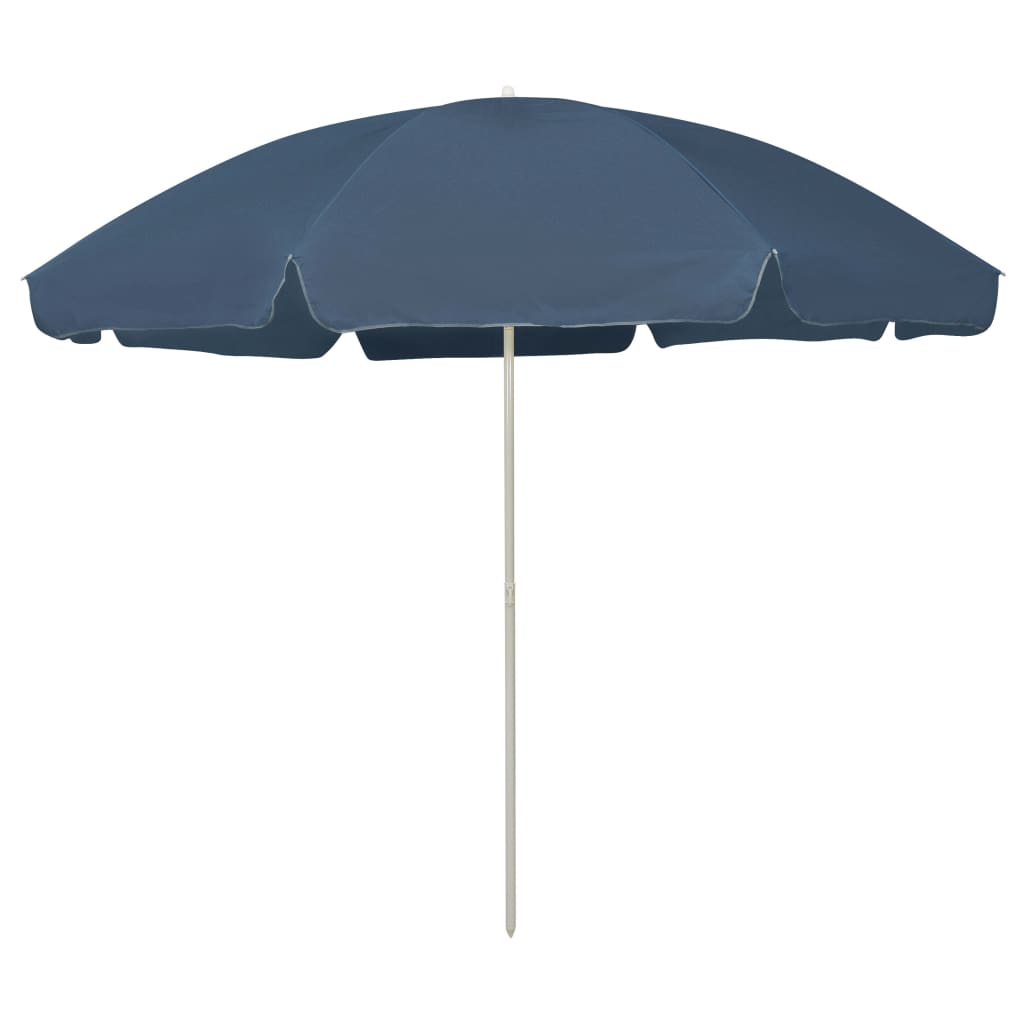 vidaXL strandparasol 300 cm blå