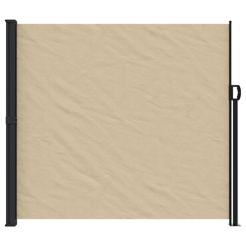 vidaXL sammenrullelig sidemarkise 180x300 cm beige