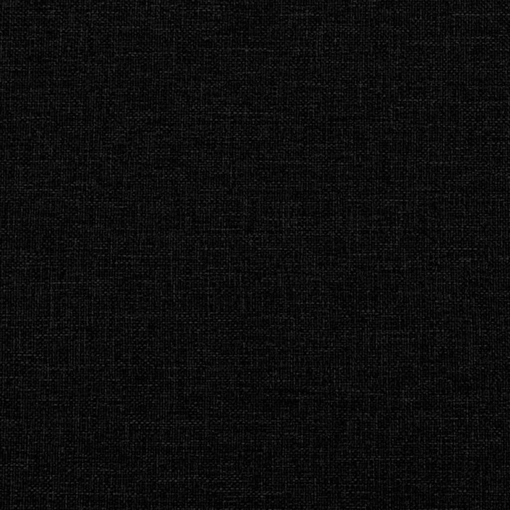 vidaXL 3-personers sofa 180 cm stof sort