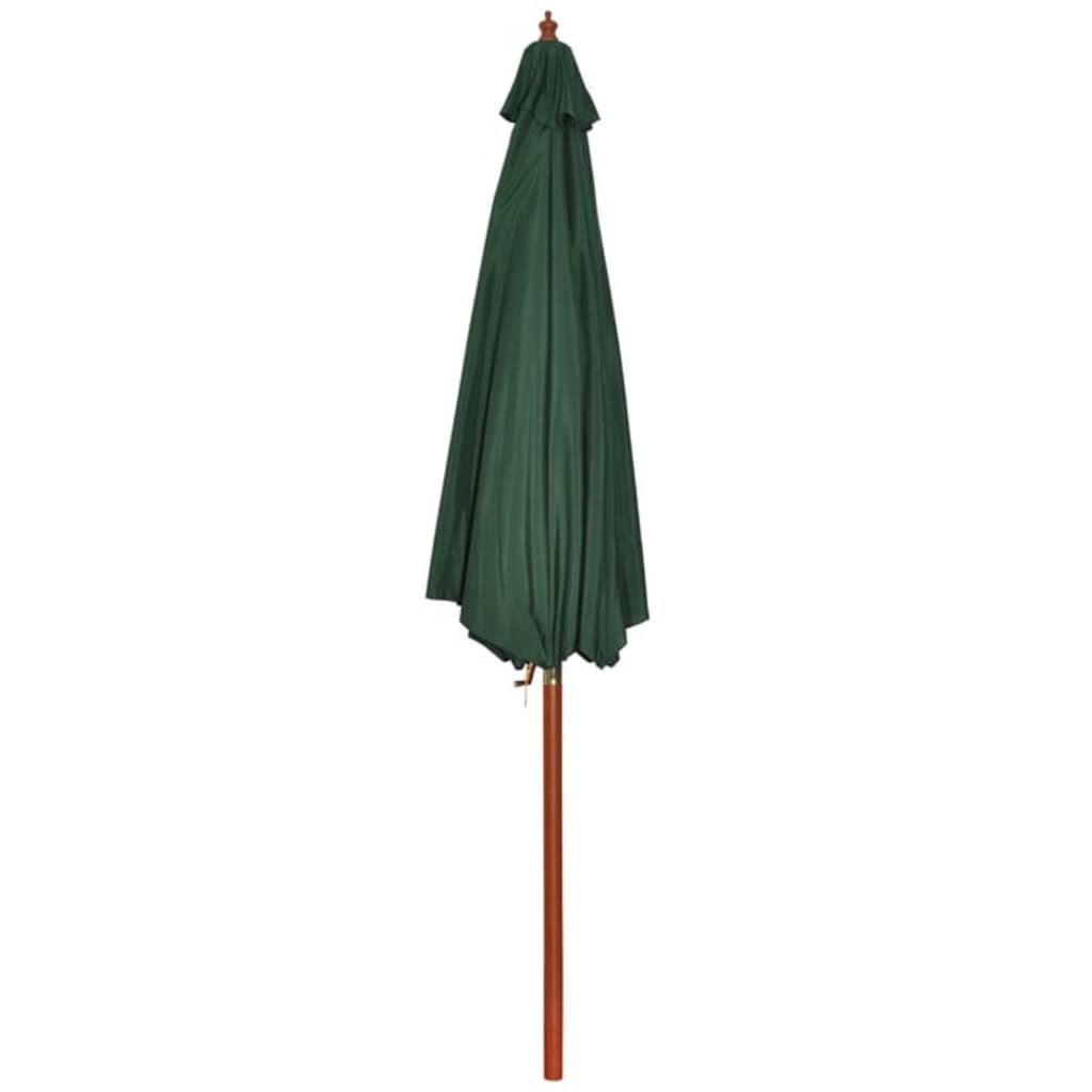 vidaXL parasol 258 cm grøn