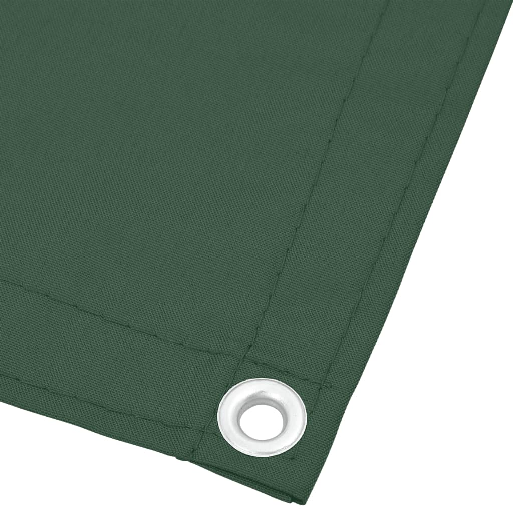 vidaXL altanafskærmning 120x800 cm 100 % polyester mørkegrøn