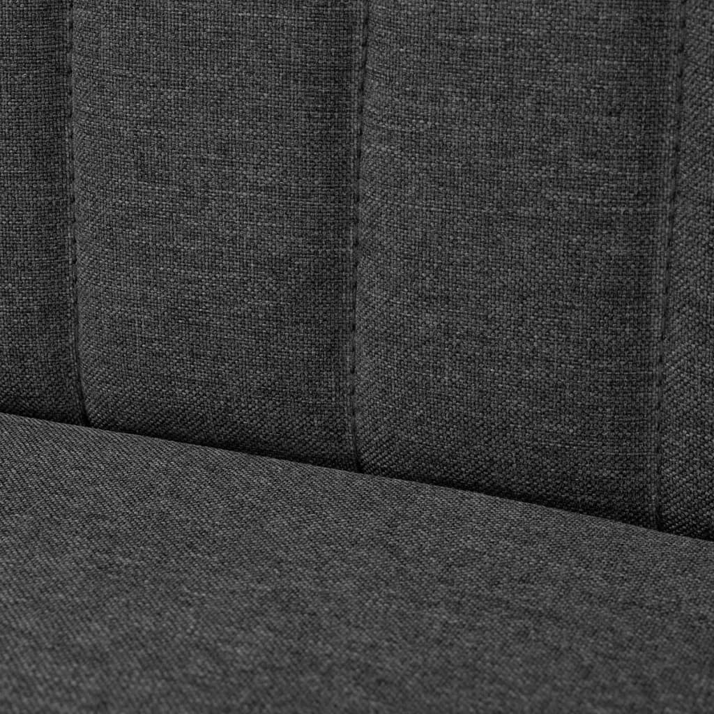 vidaXL sofa i stof 117x55,5x77 cm mørkegrå