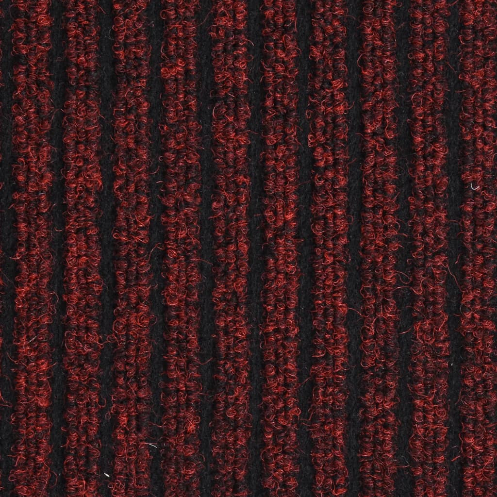 vidaXL dørmåtte 40x60 cm stribet rød