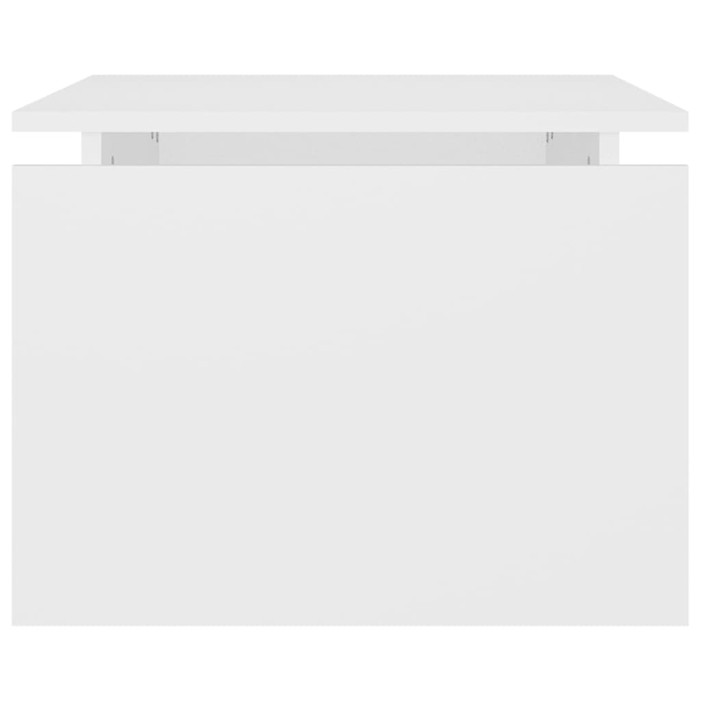 vidaXL sofabord 68x50x38 cm spånplade hvid