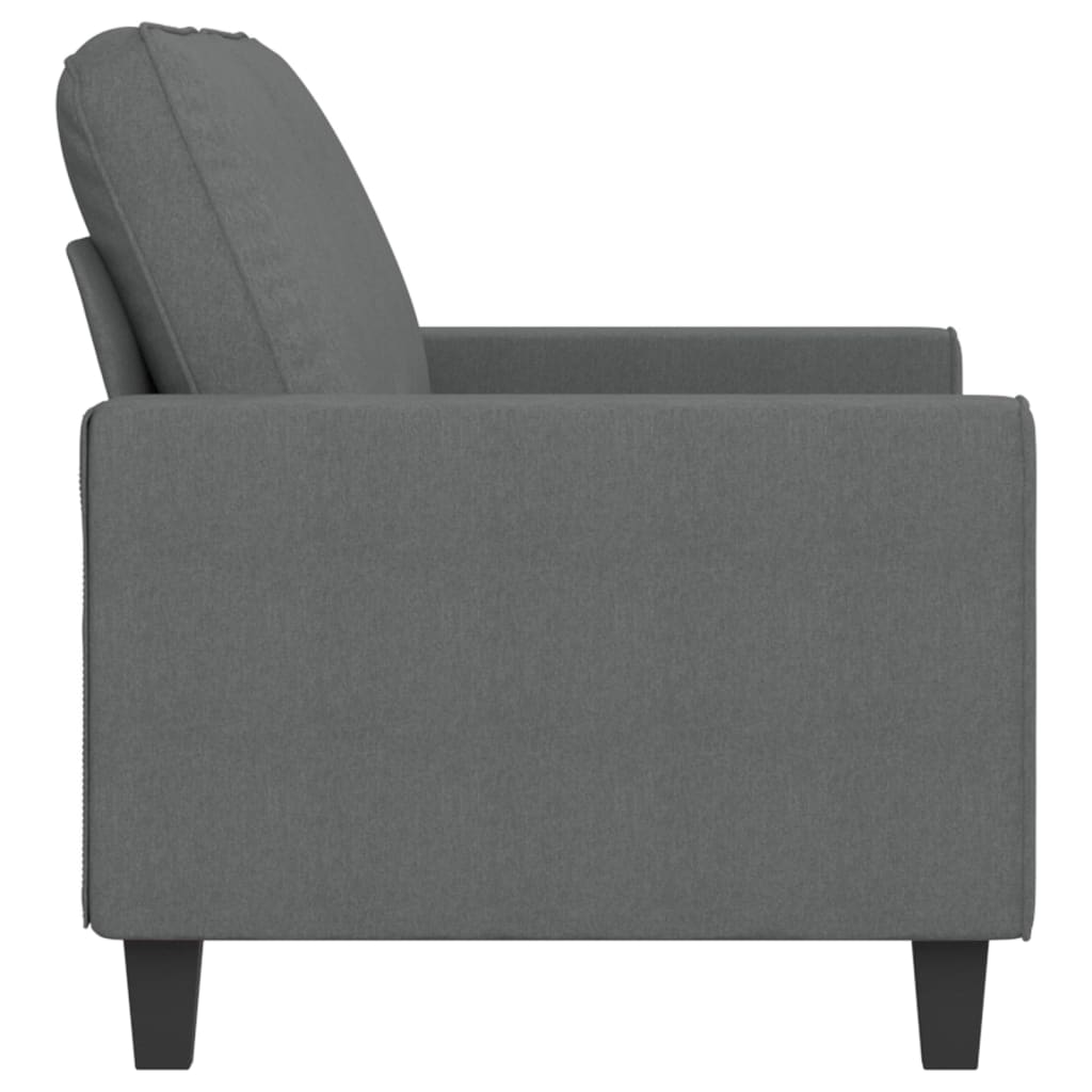 vidaXL 2-personers sofa 140 cm stof mørkegrå