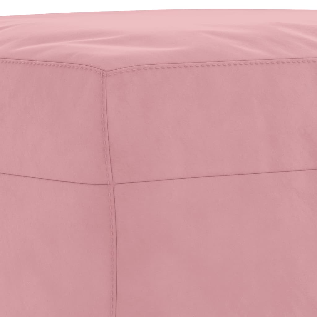 vidaXL fodskammel 60x50x41 cm velour pink