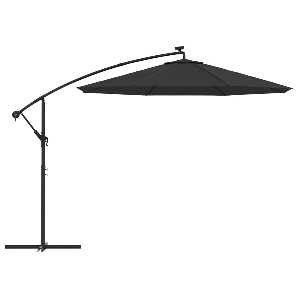 vidaXL parasoldug til hængeparasol 350 cm sort