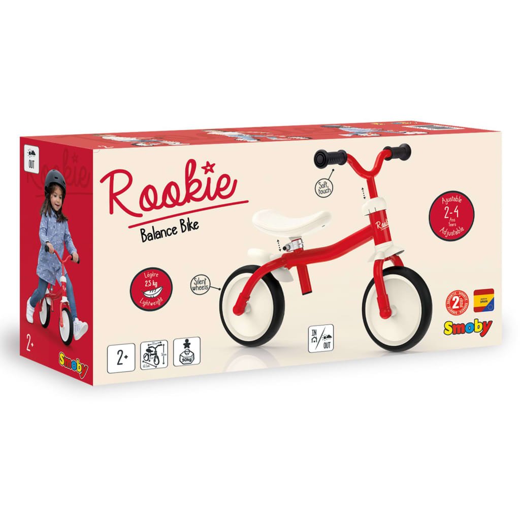 Smoby balancecykel Rookie rød