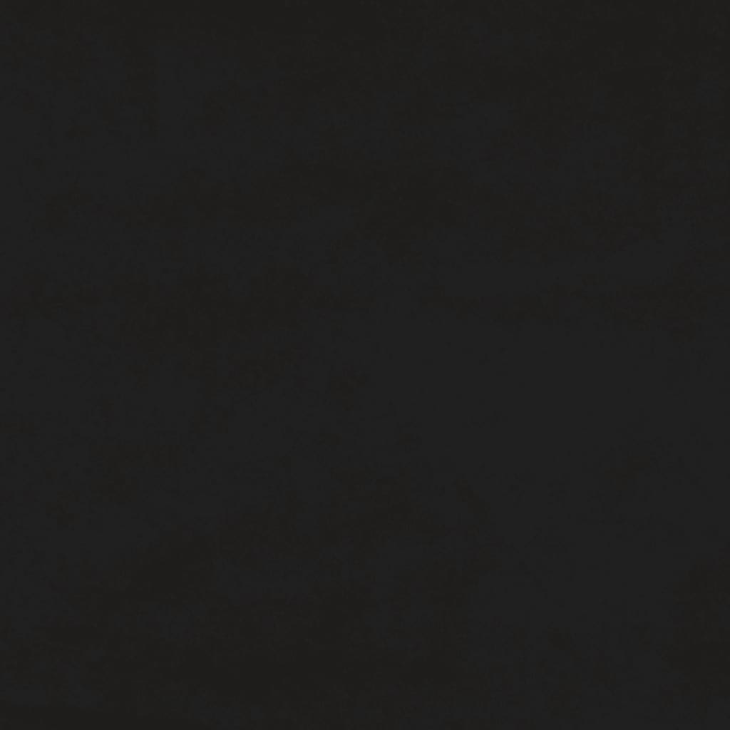 vidaXL sengegavl med kanter 147x16x78/88 cm fløjl sort