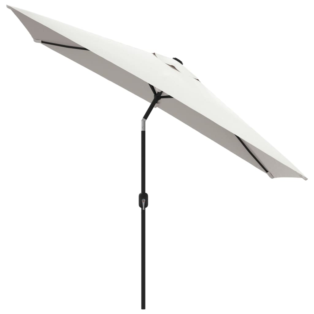 vidaXL parasol 200x300 cm rektangulær sandhvid