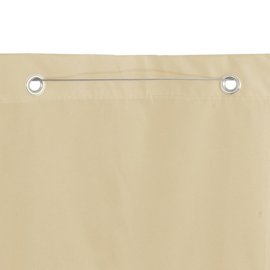 vidaXL altanafskærmning 140x240 cm oxfordstof beige