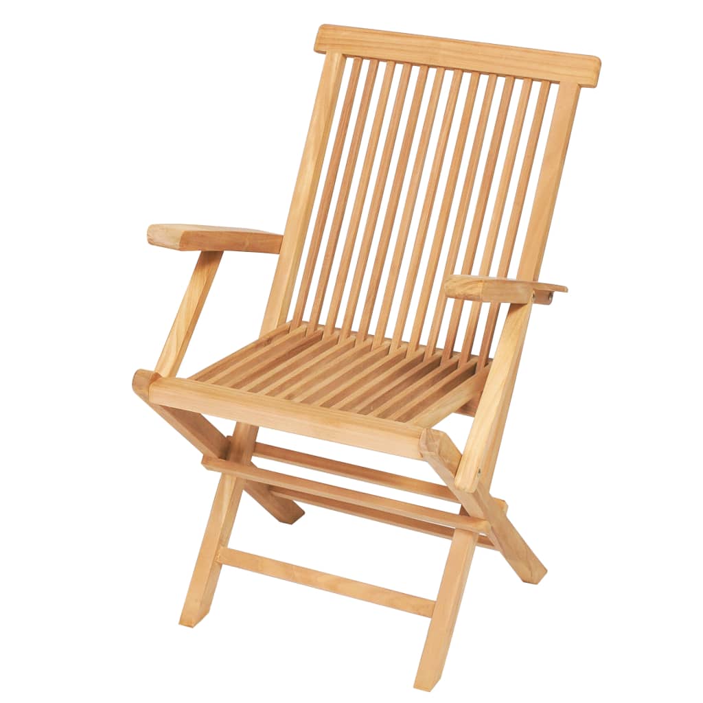 vidaXL udendørs spisebordssæt 7 dele 150-200x100x75 cm massivt teak