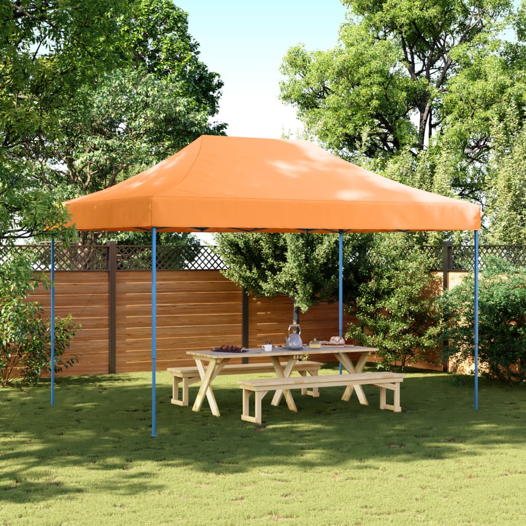 vidaXL pop op-festtelt 410x279x315 cm foldbart orange