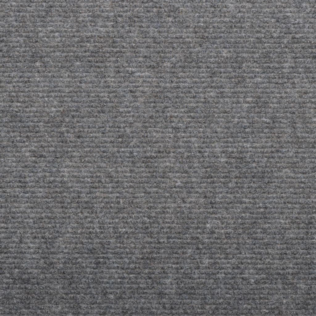 vidaXL selvklæbende trappemåtter 15 stk. 65x24,5x3,5 cm grå
