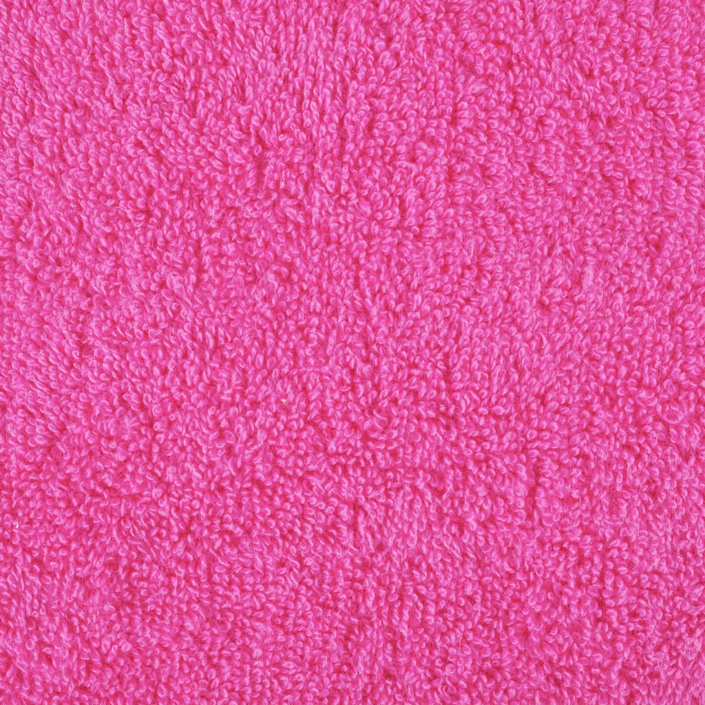 vidaXL håndklæder SOLUND 10 stk. Premium 100x200 cm 600 g/m2 pink