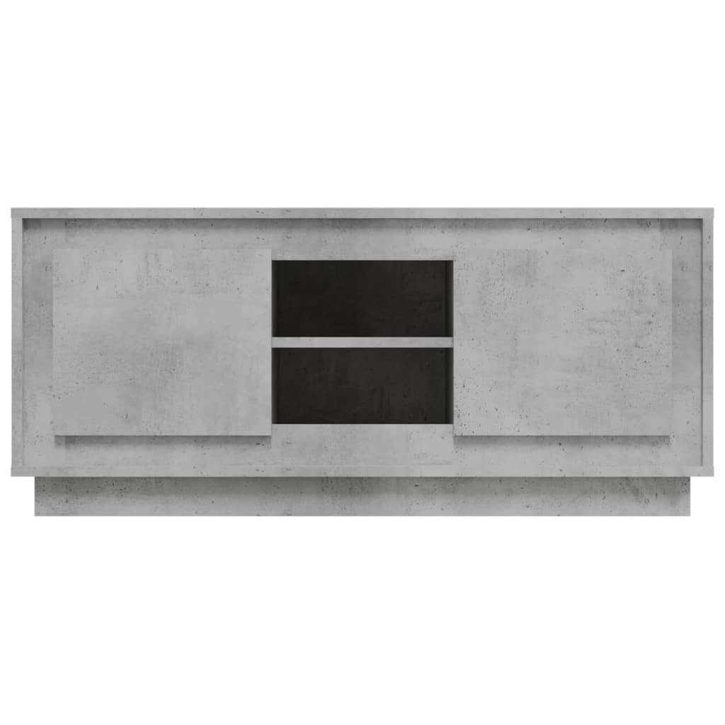 vidaXL tv-bord 102x35x45 cm konstrueret træ betongrå
