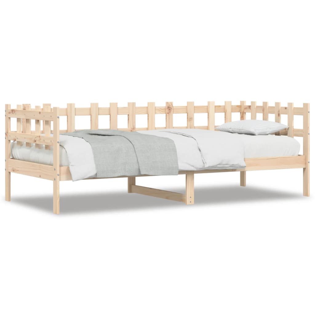 vidaXL daybed uden madras 90x200 cm massivt fyrretræ