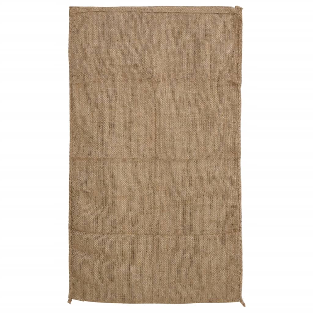 vidaXL jutesække 10 stk. 60x105 cm 100 % jute 340 g/m2