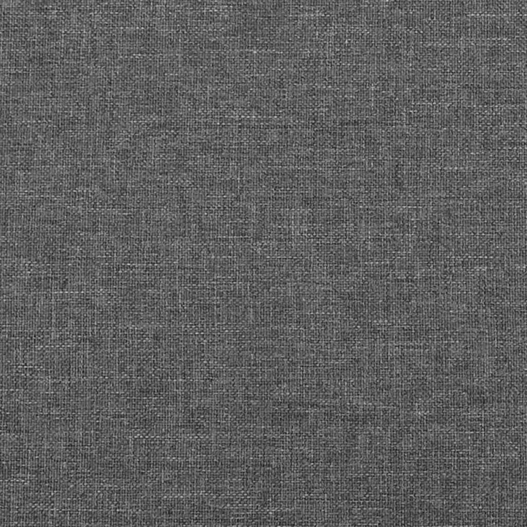 vidaXL sengegavle 4 stk. 80x7x78/88 cm stof mørkegrå