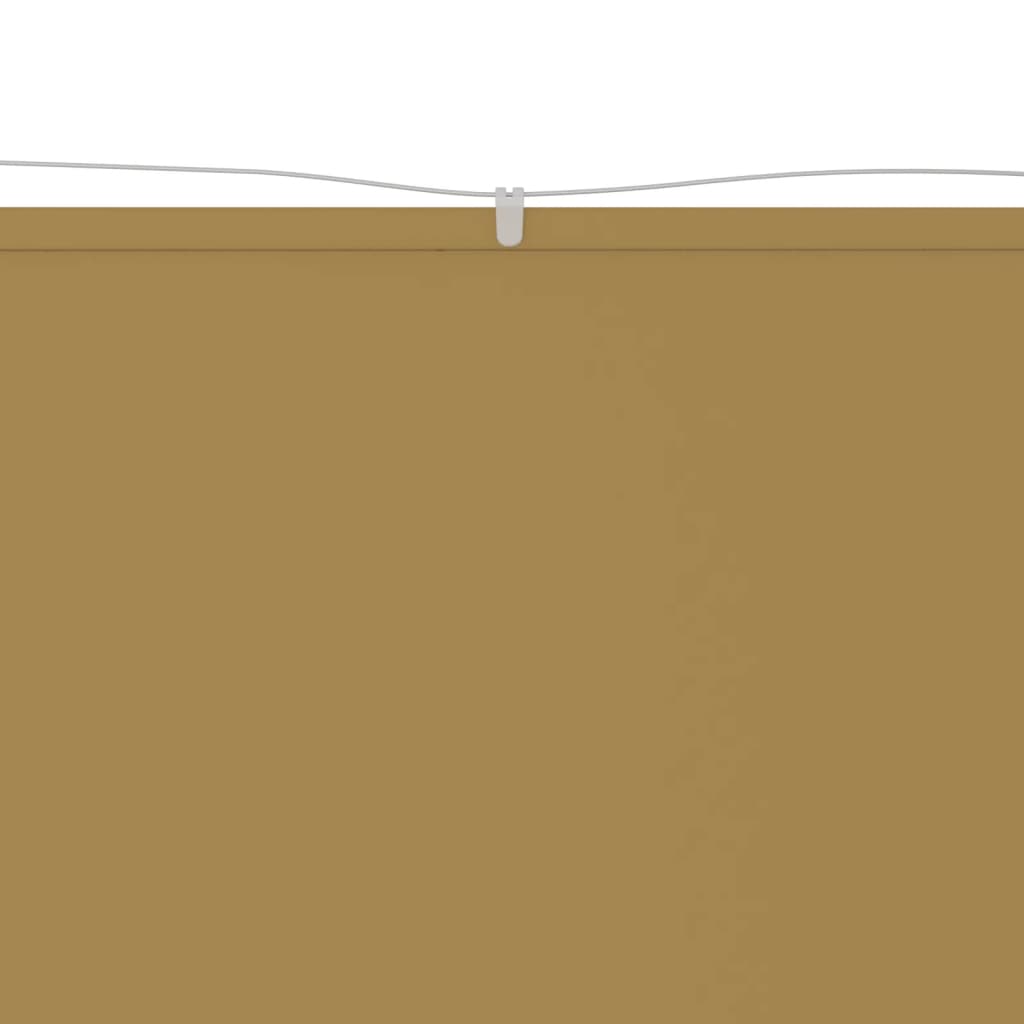 vidaXL lodret markise 140x800 cm oxfordstof beige