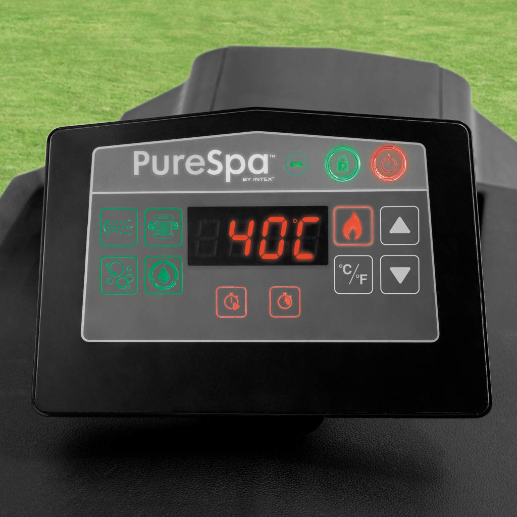 Intex spabad med massagefunktion PureSpa ottekantet