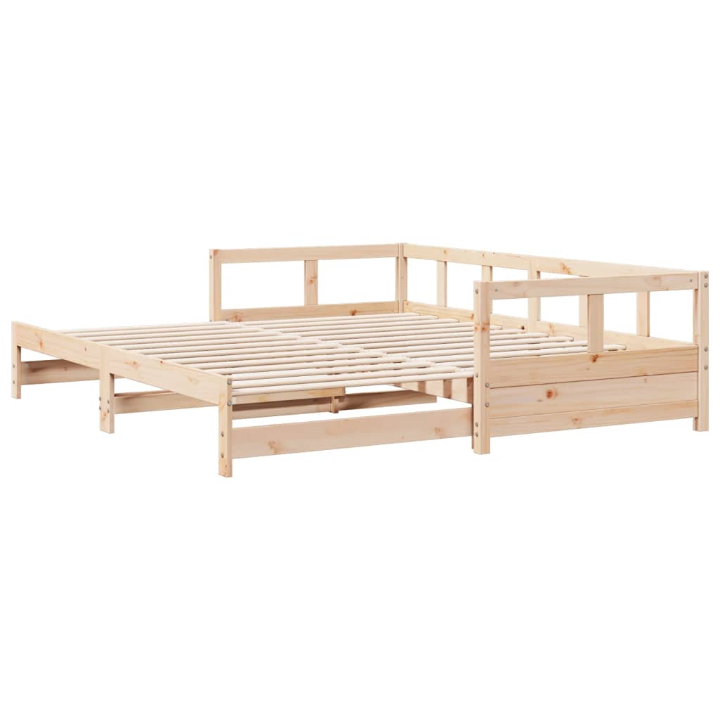 vidaXL daybed uden madras 80x200 cm massivt fyrretræ