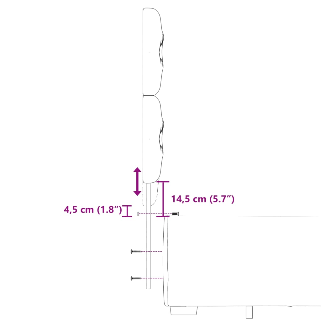 vidaXL kontinentalseng med madras 200x200 cm fløjl sort