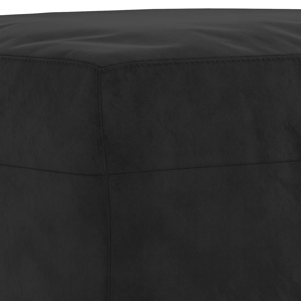 vidaXL bænk 100x35x41 cm velour sort