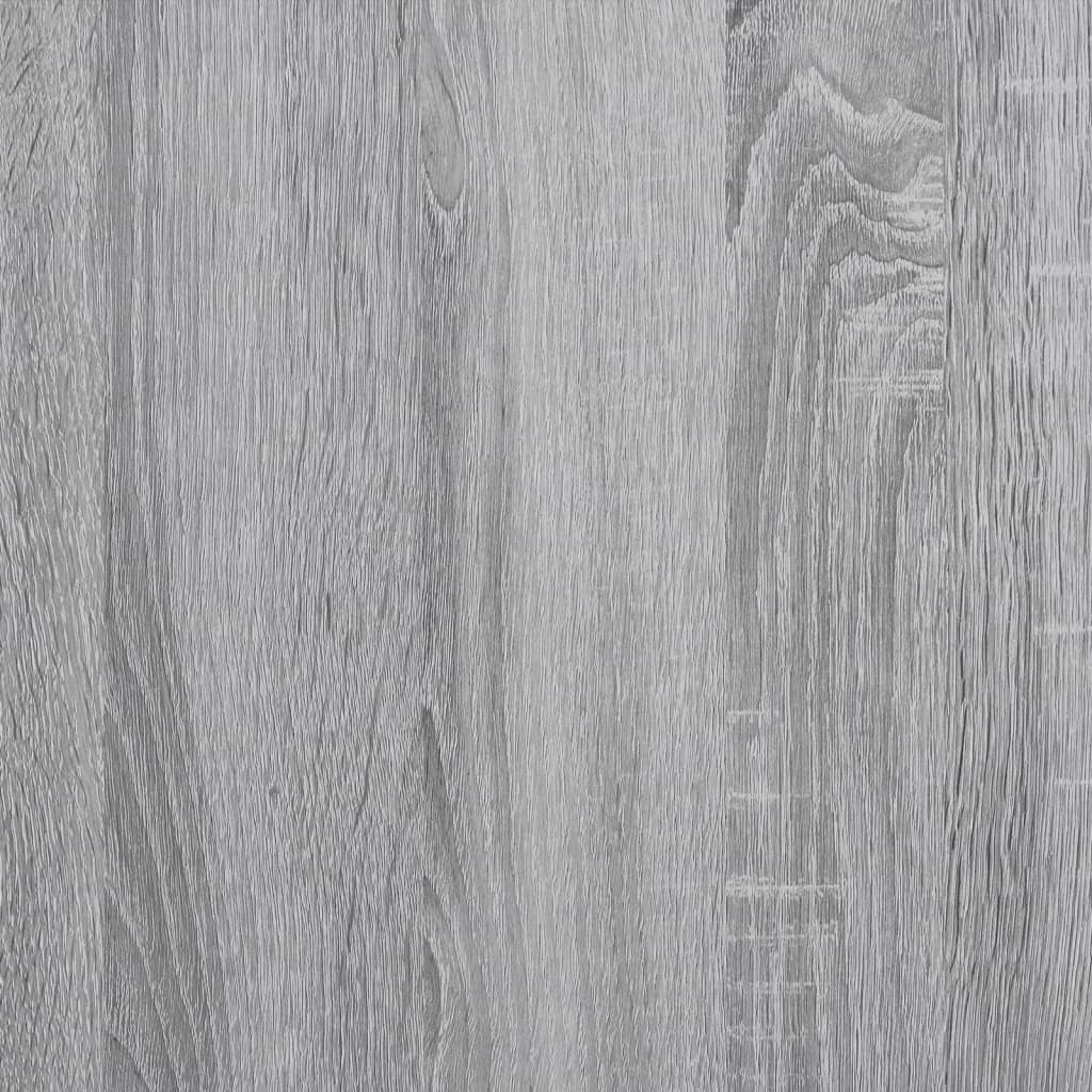 vidaXL printerstativ 49x40x22,5 cm konstrueret træ grå sonoma-eg