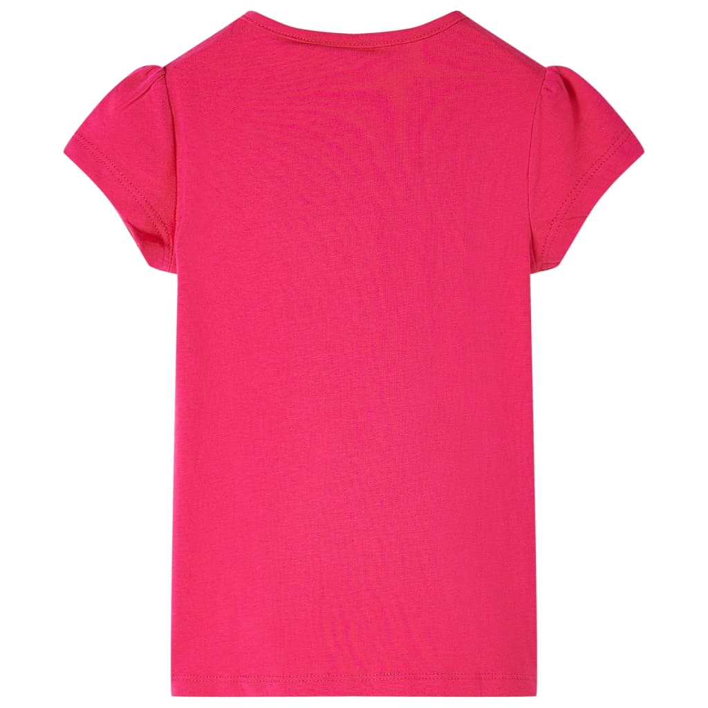 T-shirt til børn str. 116 pink