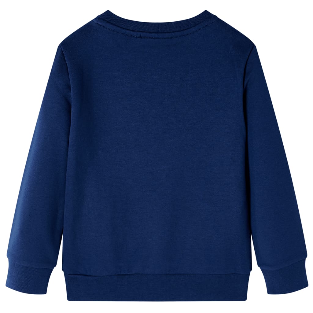 Sweatshirt til børn str. 128 marineblå