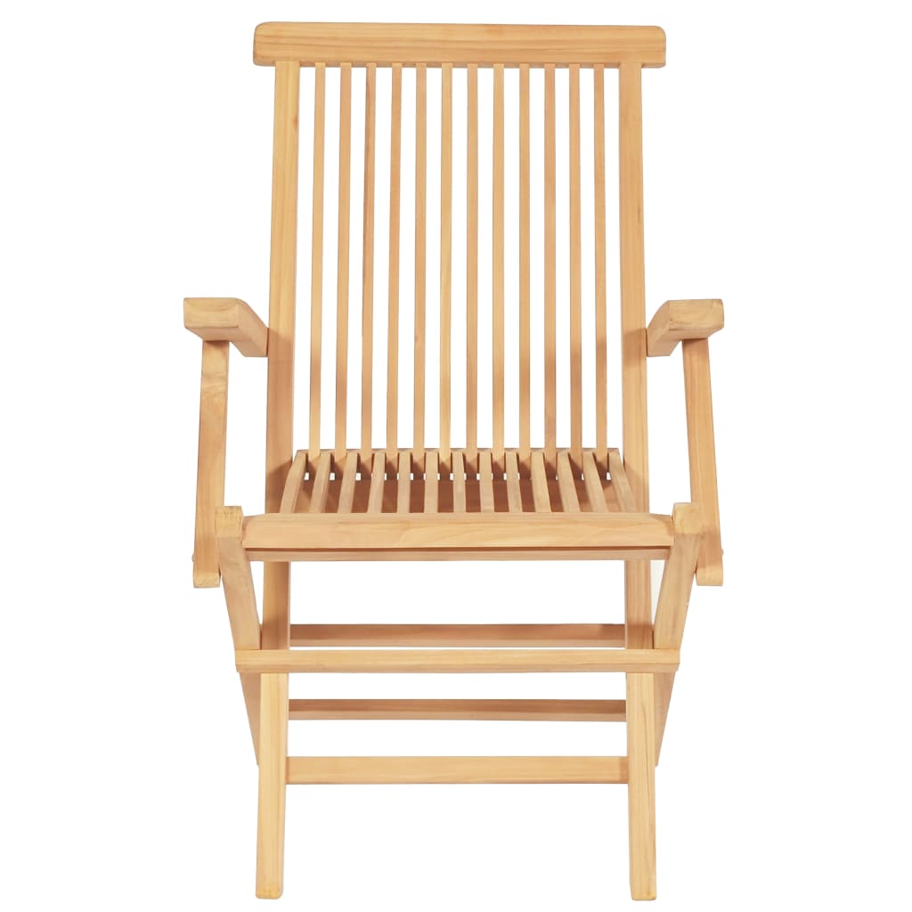 vidaXL udendørs spisebordssæt 7 dele 150-200x100x75 cm massivt teak