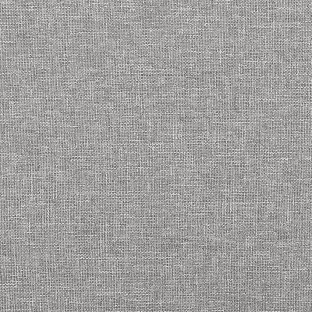 vidaXL kontinentalseng 160x200 cm stof lysegrå