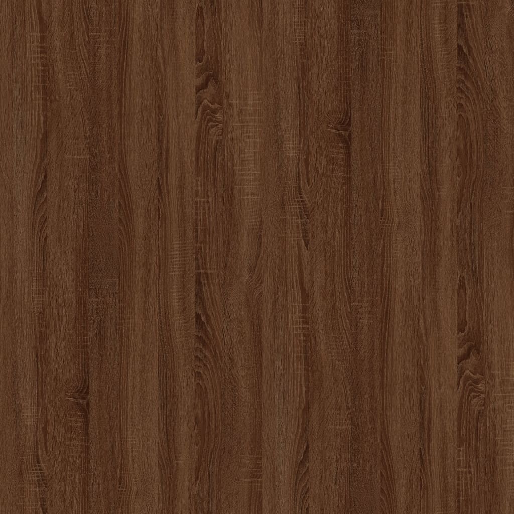 vidaXL sofabord 100x50x35 cm konstrueret træ brun egetræsfarve