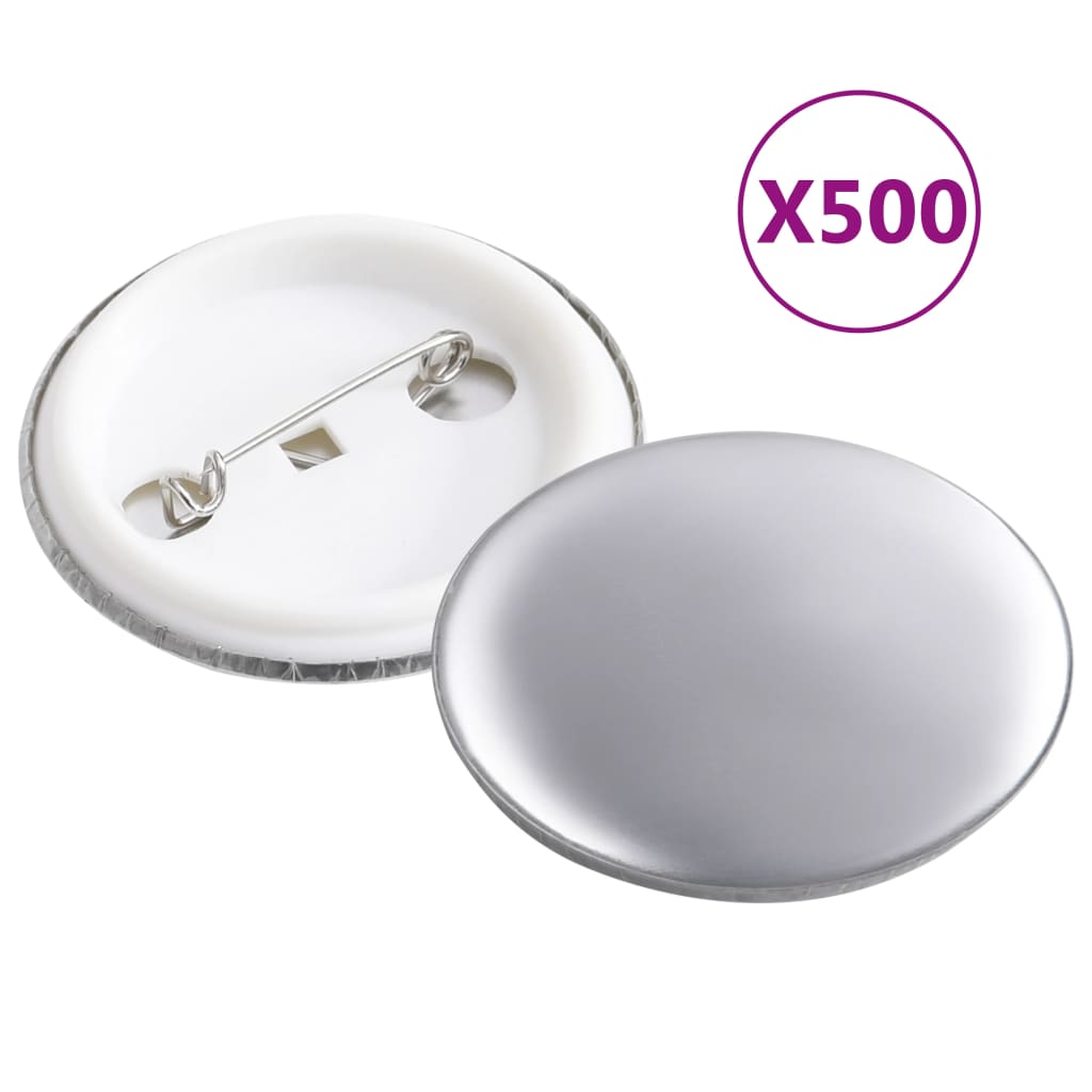 vidaXL badgemaskine med 500 badges 37 mm