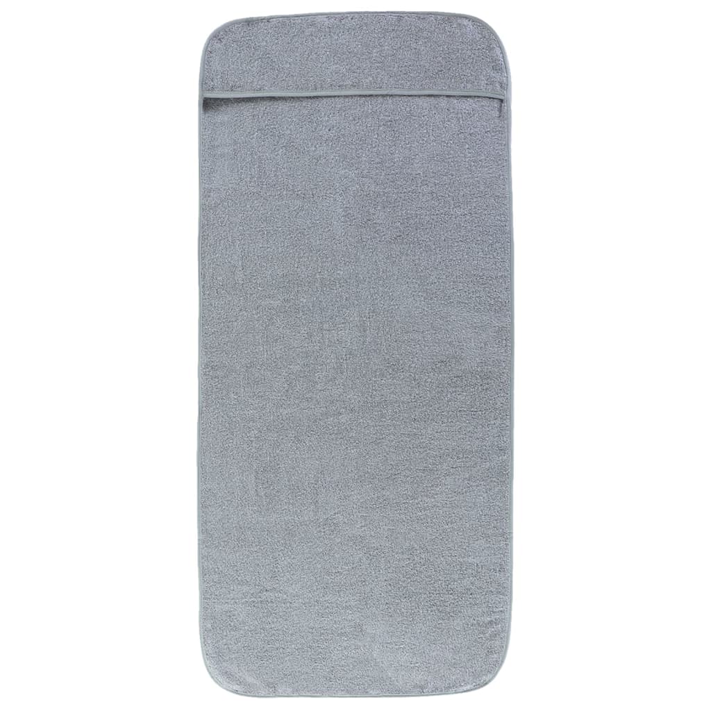 vidaXL strandhåndklæder 6 stk. 60x135 cm 400 GSM stof grå