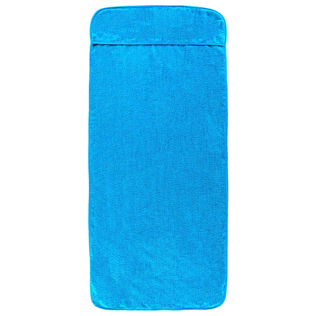 vidaXL strandhåndklæder 6 stk. 60x135 cm 400 GSM stof turkis