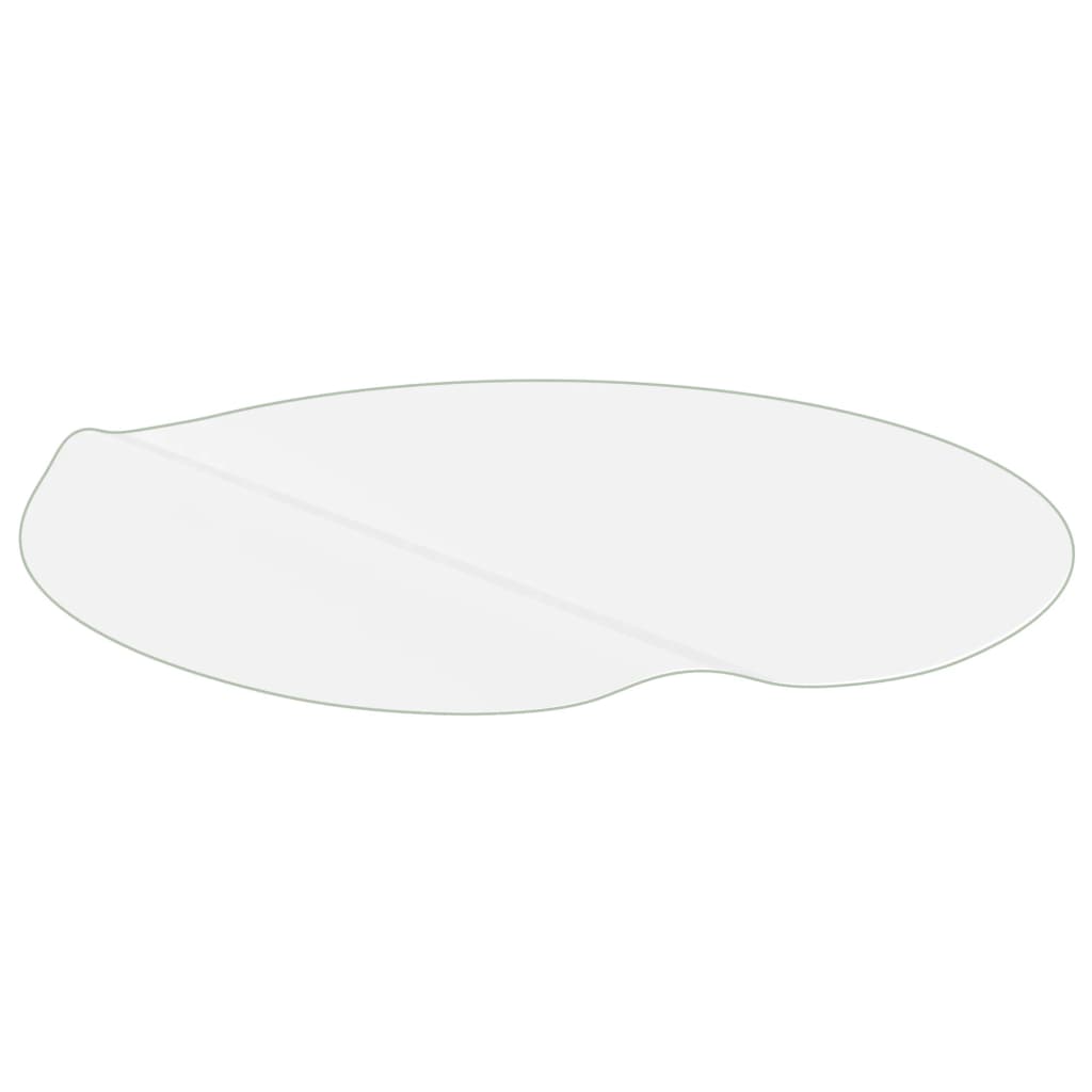 vidaXL bordbeskytter Ø 80 cm 2 mm PVC transparent