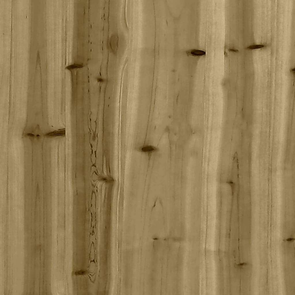 vidaXL plantebord med hylder 82,5x45x86,5 cm imprægneret fyrretræ